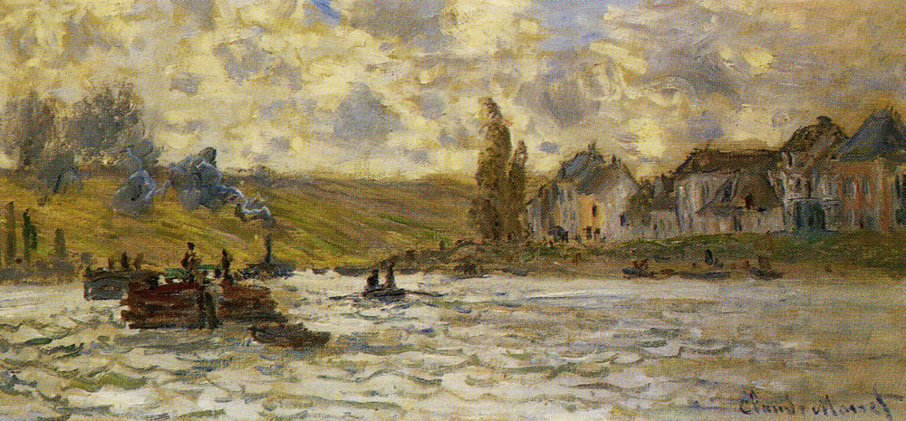 Claude Monet - The Village of Lavacourt