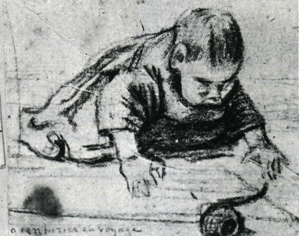 Vincent van Gogh - Baby Crawling