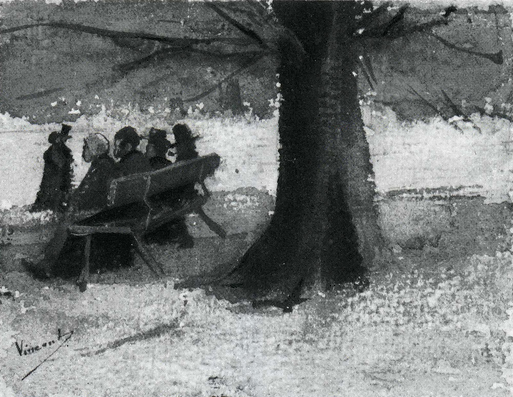 Vincent van Gogh - Bench with Four Persons