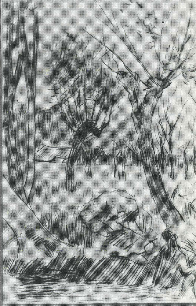 Vincent van Gogh - Landscape with Pollard Willows