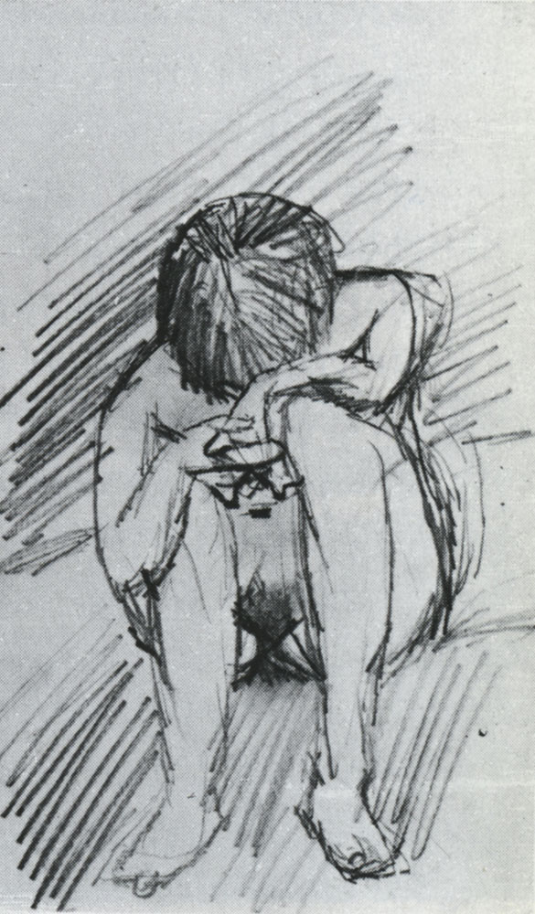 Vincent van Gogh - Nude Woman, Sitting