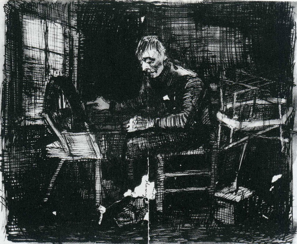 Vincent van Gogh - Old Man Reeling Yarn