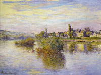 Claude Monet The Banks of the Seine, Lavacourt