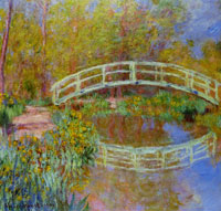 Claude Monet The Bridge in Monet's Garden