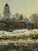 Claude Monet The Church at Vétheuil (Winter)
