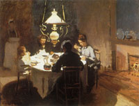 Claude Monet The Dinner