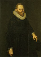 Cornelis van der Voort Portrait of Dirck Hasselaer