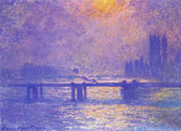 Claude Monet Charing Cross Bridge, The Thames