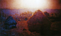 Claude Monet Grainstacks in Bright Sunlight