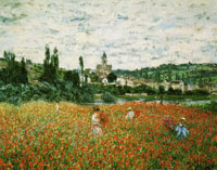 Claude Monet Poppy Field near Vétheuil