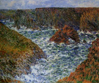 Claude Monet Port-Domois at Belle-Ile