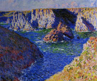 Claude Monet Rocks at Belle-Ile