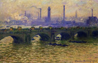 Claude Monet Waterloo Bridge, Grey Weather