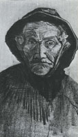Vincent van Gogh Fisherman with Sou'wester, Head