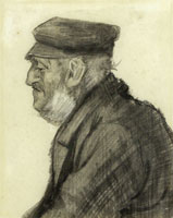 Vincent van Gogh Orphan man with Cap, Head