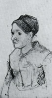 Vincent van Gogh Peasant Woman, Half-Figure