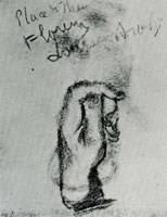 Vincent van Gogh Sketch of a Left Hand