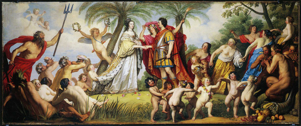 Gerard van Honthorst - Allegory on the Marriage of Frederik Hendrik and Amalia van Solms