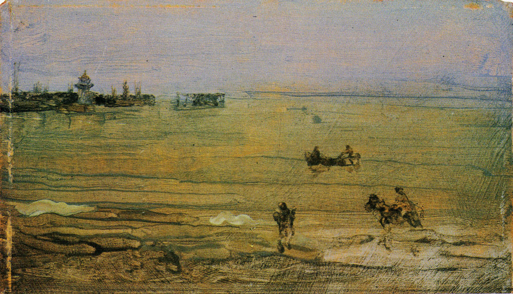 James Abbott McNeill Whistler - The Pier: A Grey Note
