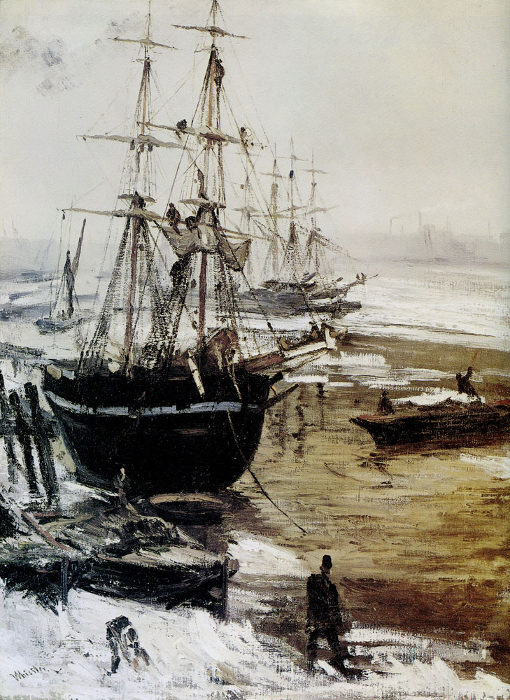 James Abbott McNeill Whistler - The Thames in Ice