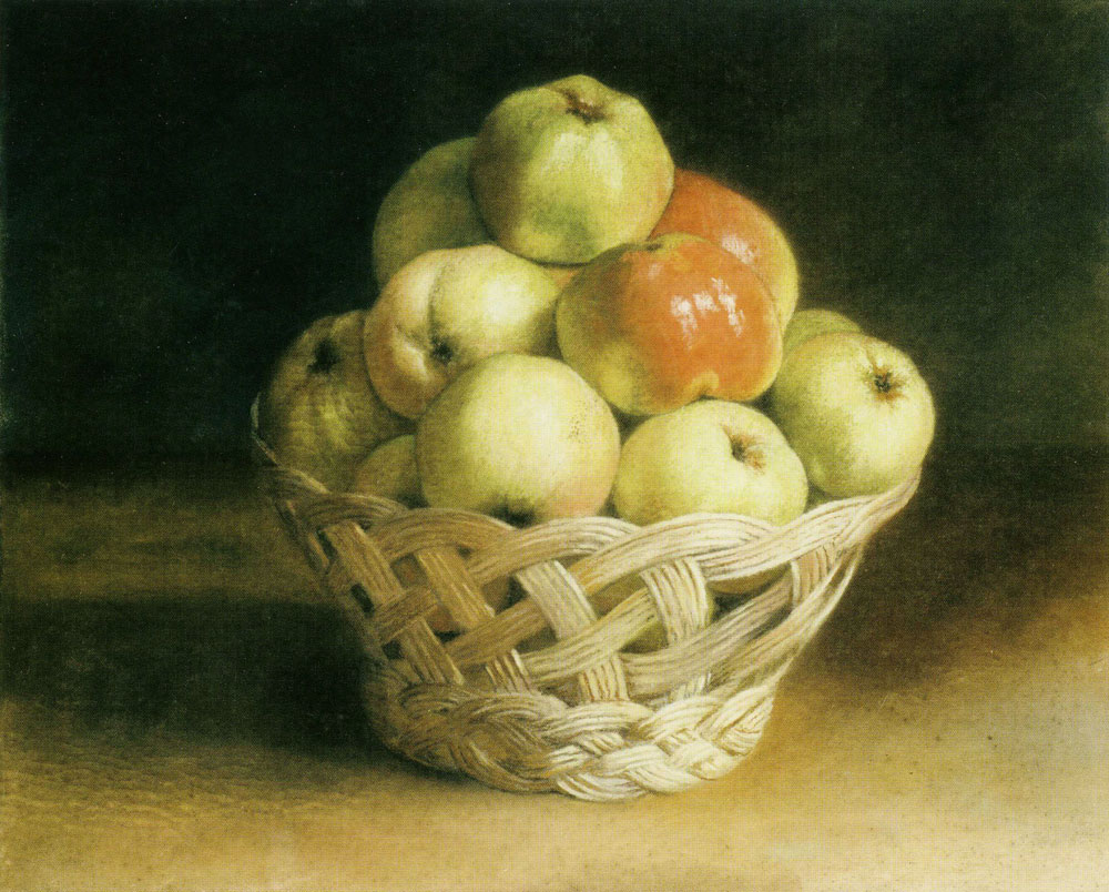 Jean-Etienne Liotard - Still-life: A Basket of Apples