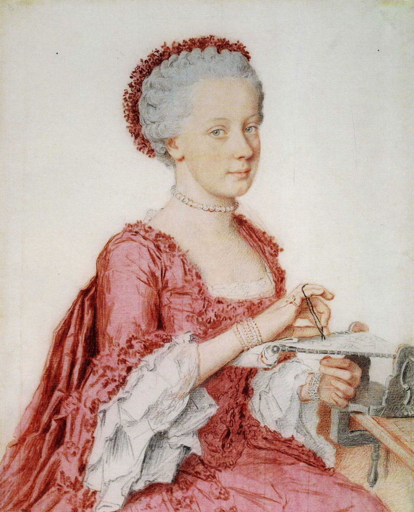 Jean-Etienne Liotard - Archduchess Maria Amalia of Austria
