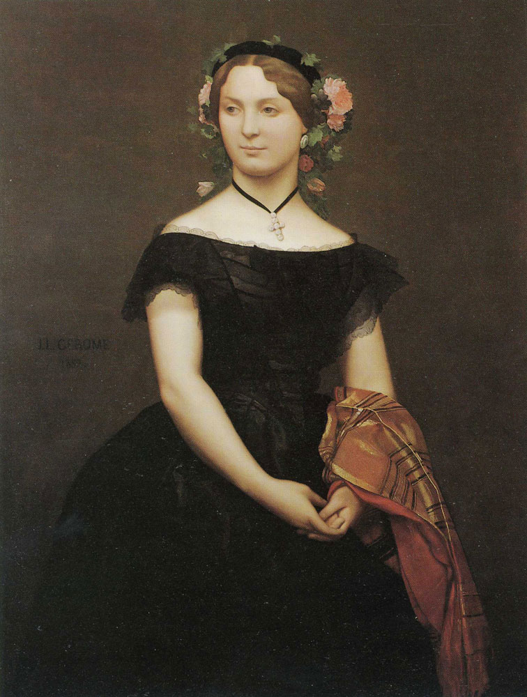 Jean-Léon Gérôme - Portrait of Mlle Durand