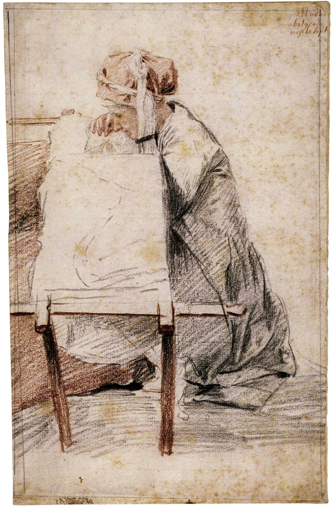 Jean-Etienne Liotard - Woman Embroidering
