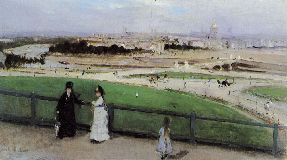 Berthe Morisot - View of Paris from the Trocadéro