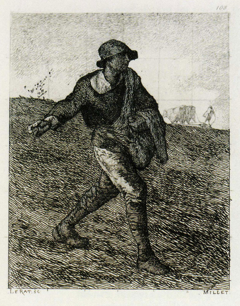 Paul Le Rat after Millet - The Sower