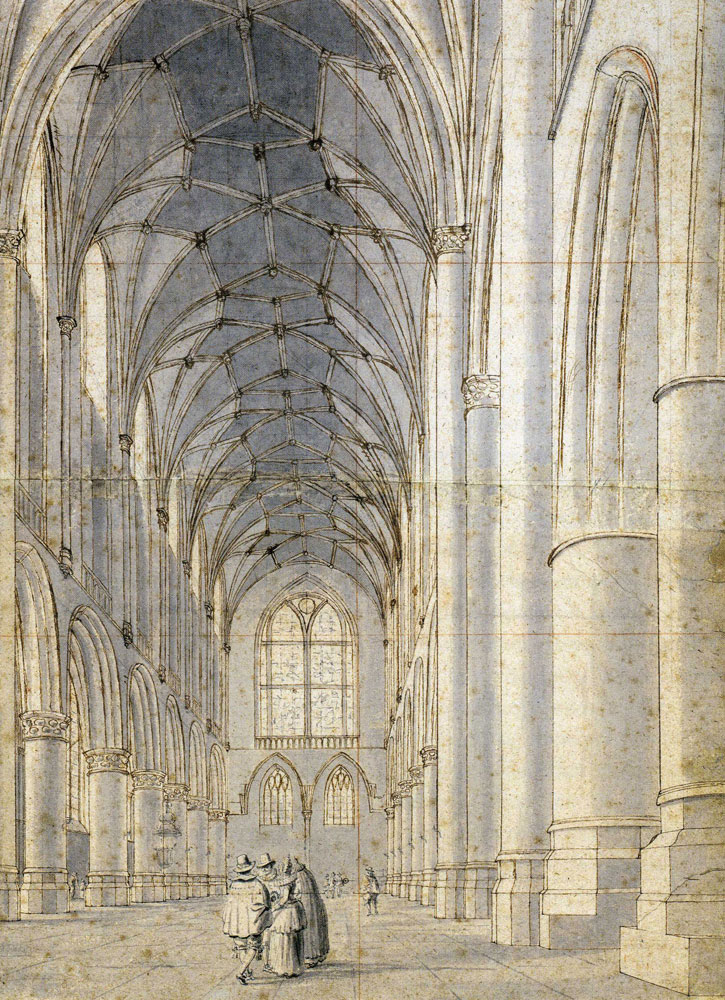 Pieter Saenredam - Interior of Saint Bavo's Church, Haarlem