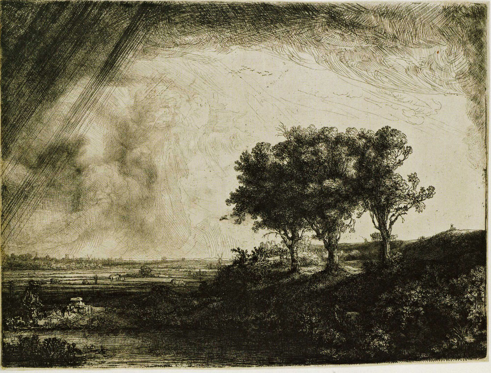 Rembrandt - The Three Trees
