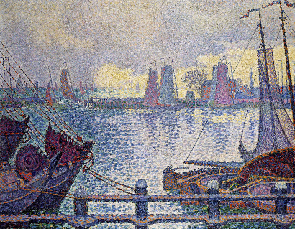 Paul Signac - The Harbour of Volendam