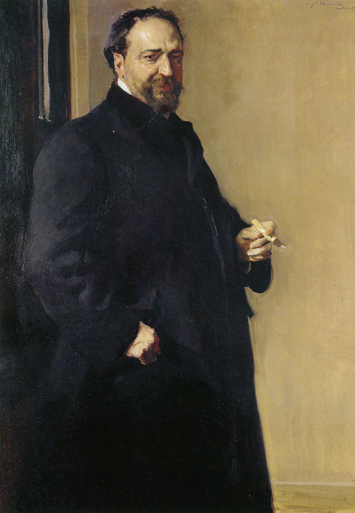 Joaquin Sorolla y Bastida - Portrait of Vicente Blazco Ibáñez