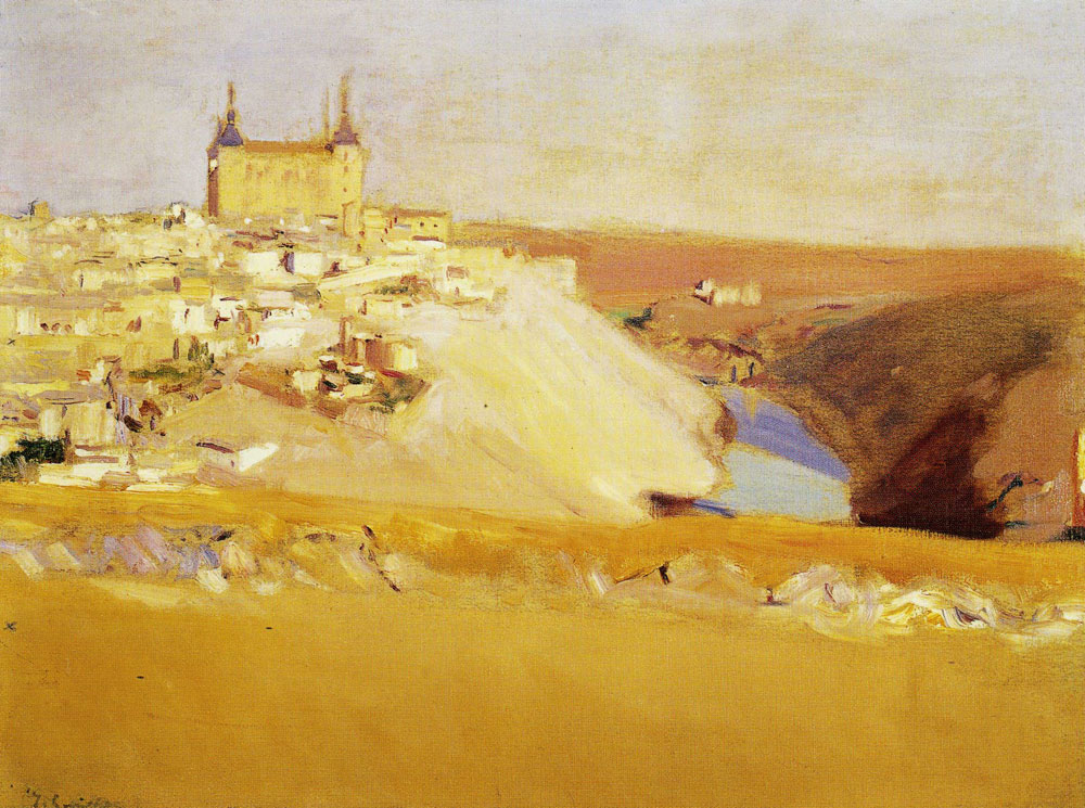 Joaquin Sorolla y Bastida - View of Toledo