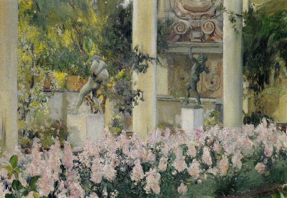 Joaquin Sorolla y Bastida - Wallflowers in the Garden, Sorolla's House