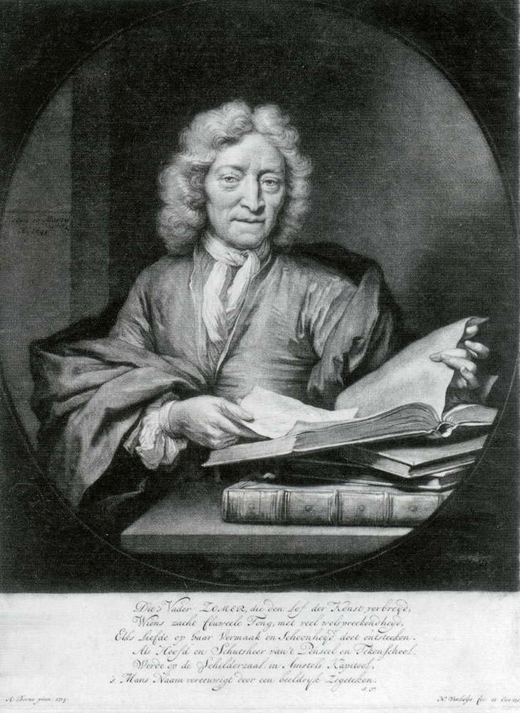 Nicolaas Verkolje after A. Boone - Portrait of Jan Pietersz. Zomer