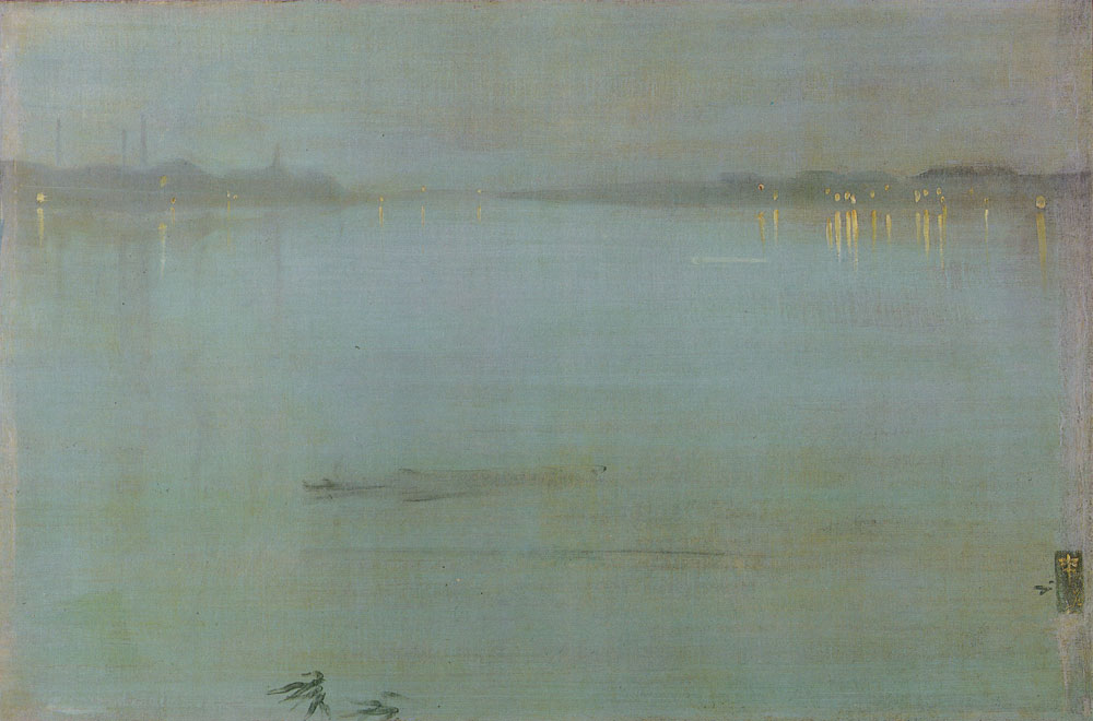 James Abbott McNeill Whistler - Nocturne: Blue and Silver - Cremorne Lights