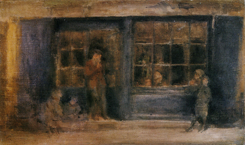 James Abbott McNeill Whistler - A Shop