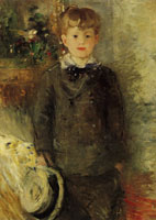 Berthe Morisot Little Boy in Grey
