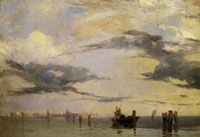 Richard Parkes Bonington View of the Lagoon of Venice