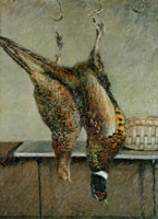 Gustave Caillebotte Two Hanging Pheasants