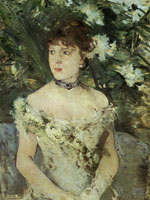 Berthe Morisot Young Woman Dressed for the Ball