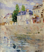 Berthe Morisot The Quay at Bougival