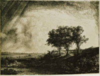 Rembrandt The Three Trees