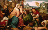 Bonifacio Veronese Adoration of the Shepherds