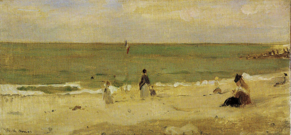 Berthe Morisot - The Beach of Fécamp
