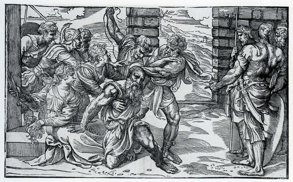 Niccolo Boldrini after Titian - Samson taken prisoner