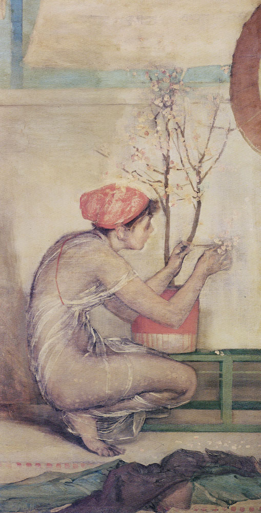 James Abbott McNeill Whistler - Girl with Cherry Blossom