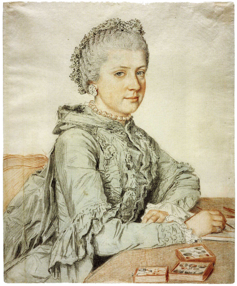 Jean-Etienne Liotard - Archduchess Maria Christina of Austria